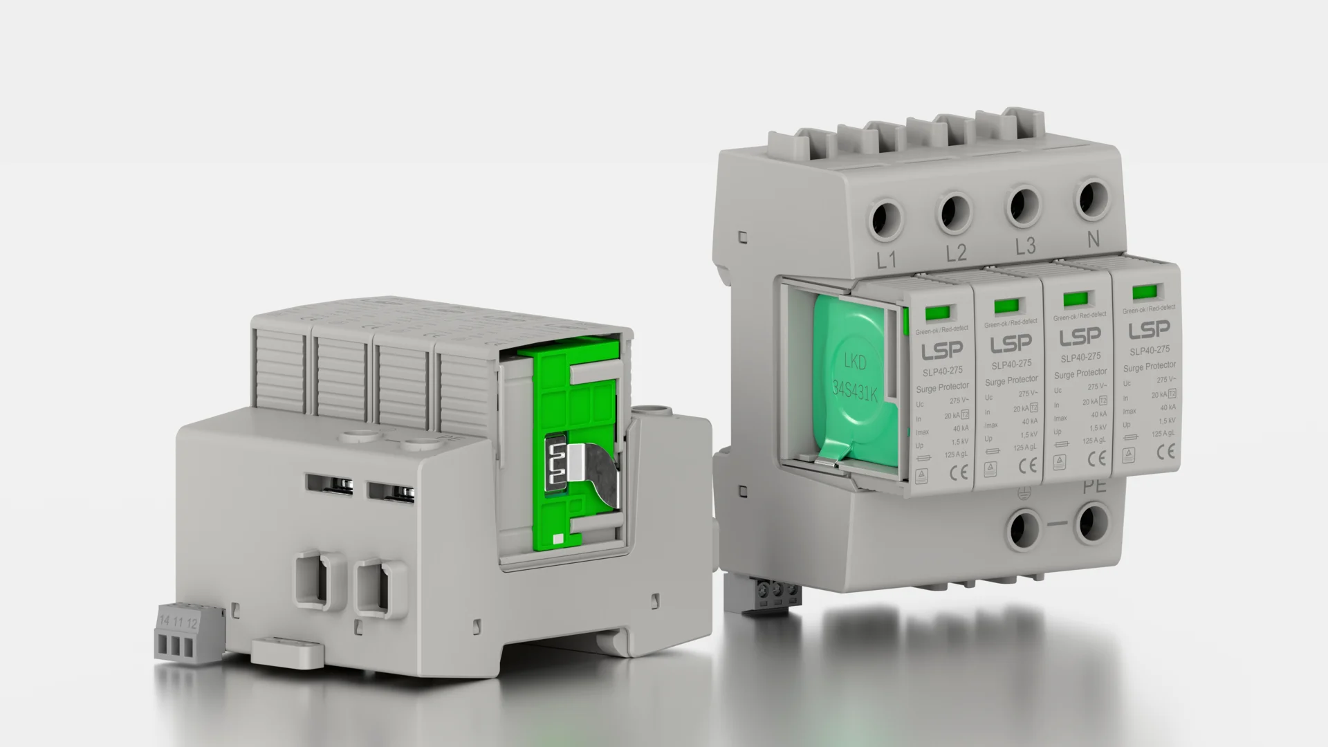 突波保護裝置 SPD SLP40-275 4+0 金屬氧化物壓敏電阻 MOV