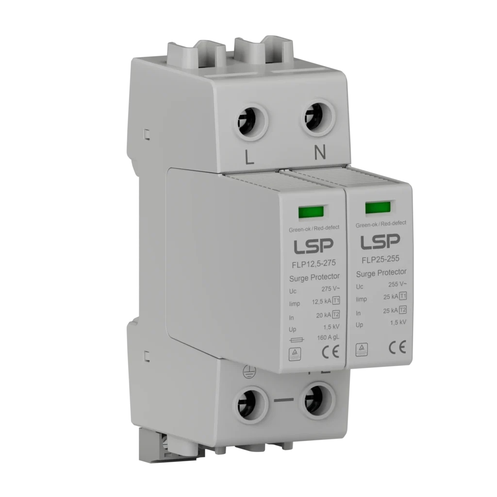 Type 1+2 AC Surge Protective Device SPD FLP12,5-275-1S+1