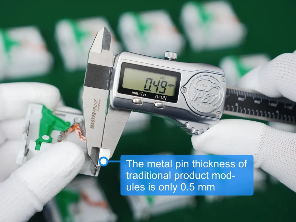 Thiết bị bảo vệ qu&aacute; &aacute;p (SPD) - Độ d&agrave;y của ch&acirc;n kim loại truyền thống