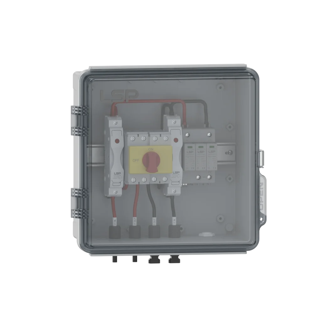 1500V DC PV Solar Combiner Box - 1 String Input 1 String Output SLP-1-1-1500V img1