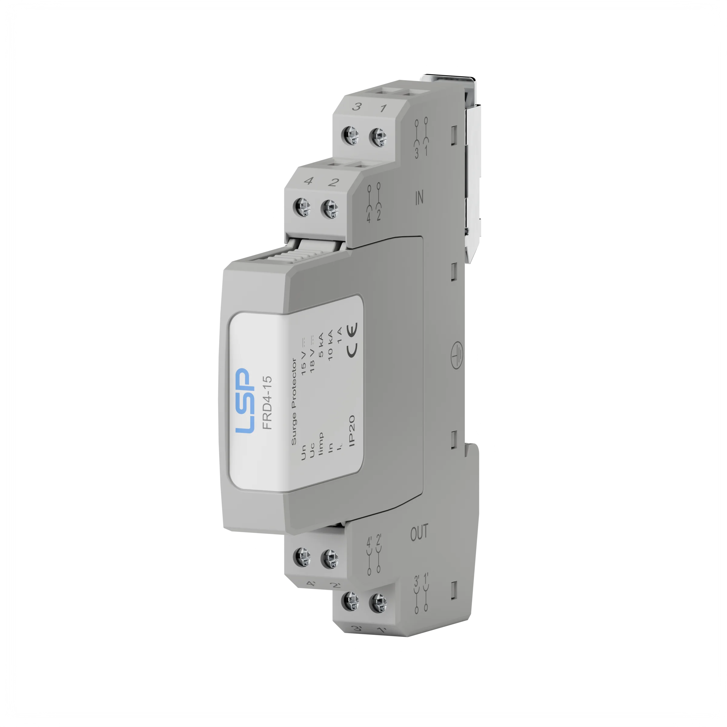 15V 18V DC RS485 Signal Data Line Surge Protection FRD4-15