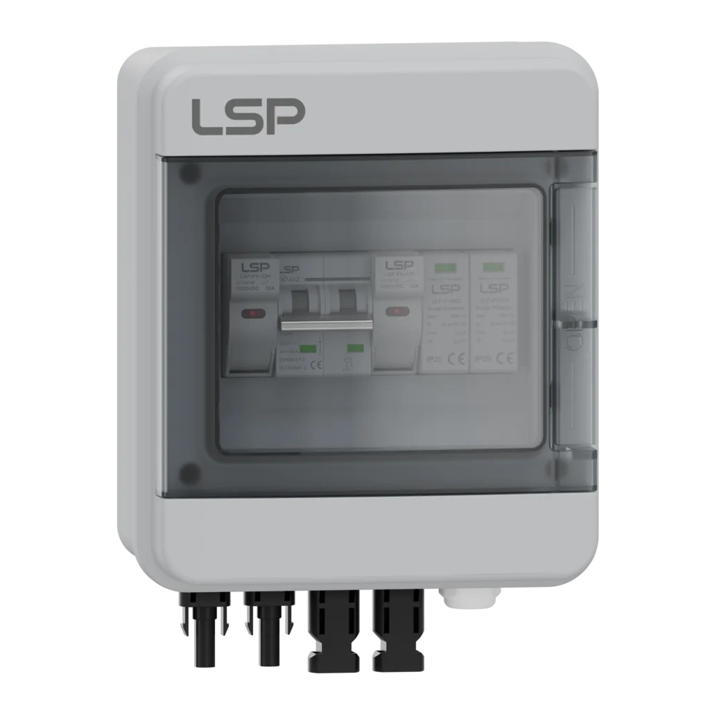 600V DC PV Solar Combiner Box - 1 String Input 1 String Output SLP-1-1-600V img1