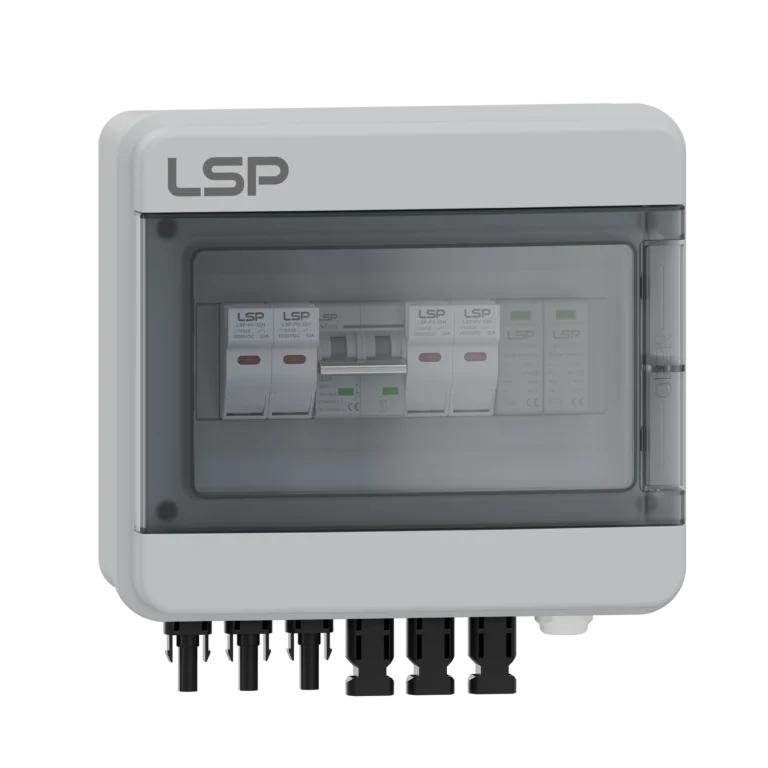 600V DC PV Solar Combiner Box - 2 String Input 1 String Output SLP-2-1-600V img1