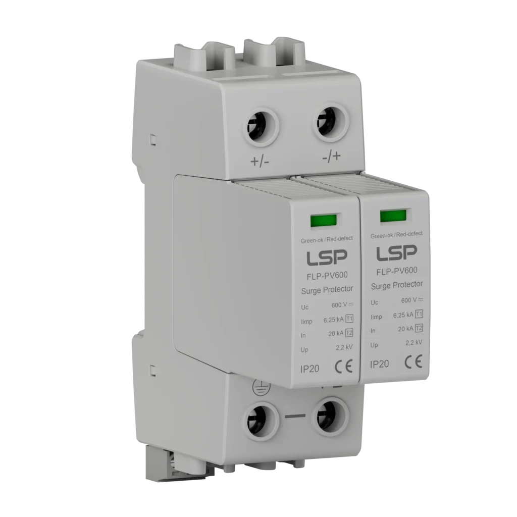 Type 1+2 Solar DC PV Surge Protective Device SPD FLP-PV600-S