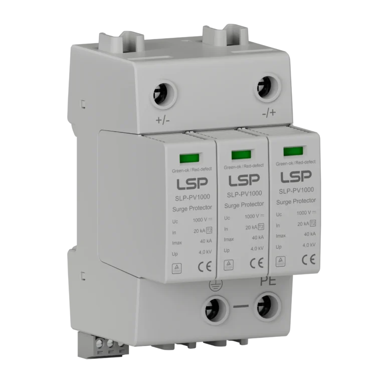 Пристрій захисту від перенапруги для сонячних фотоелектричних систем типу 2 SPD SLP-PV1000-S