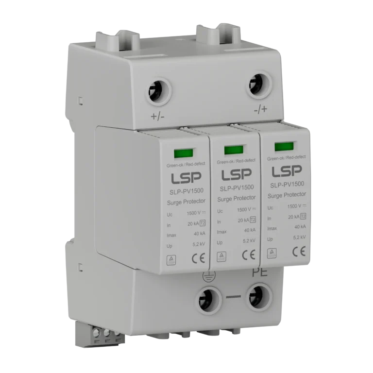 Устройство защиты от перенапряжения для солнечных фотоэлектрических систем постоянного тока типа 2 SPD SLP-PV1500-S