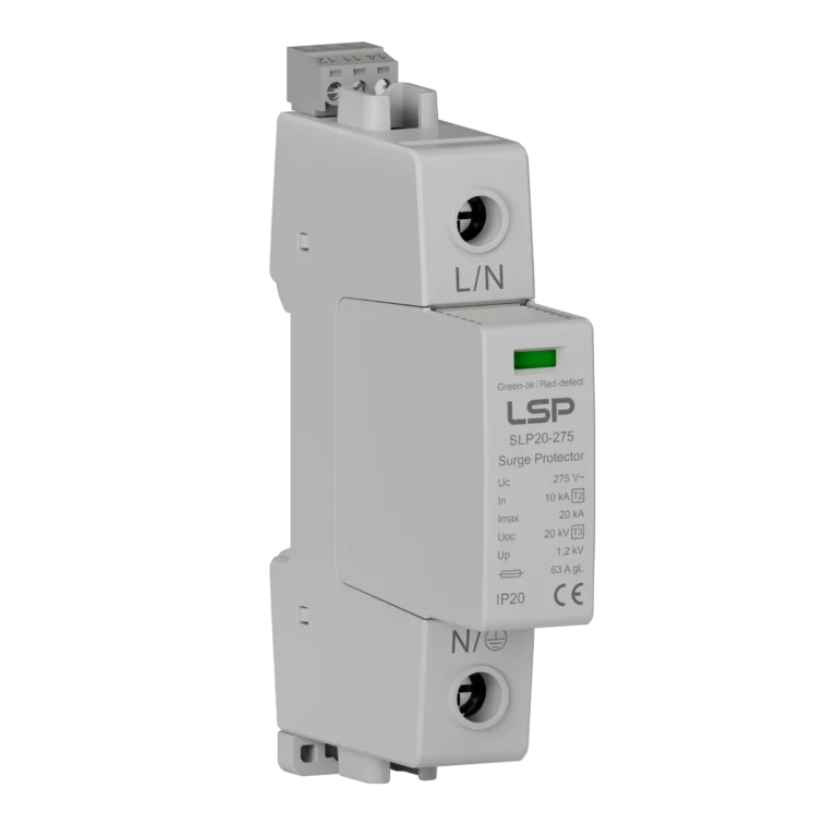 Type 2+3 AC Surge Protective Device SPD SLP20-275-1S