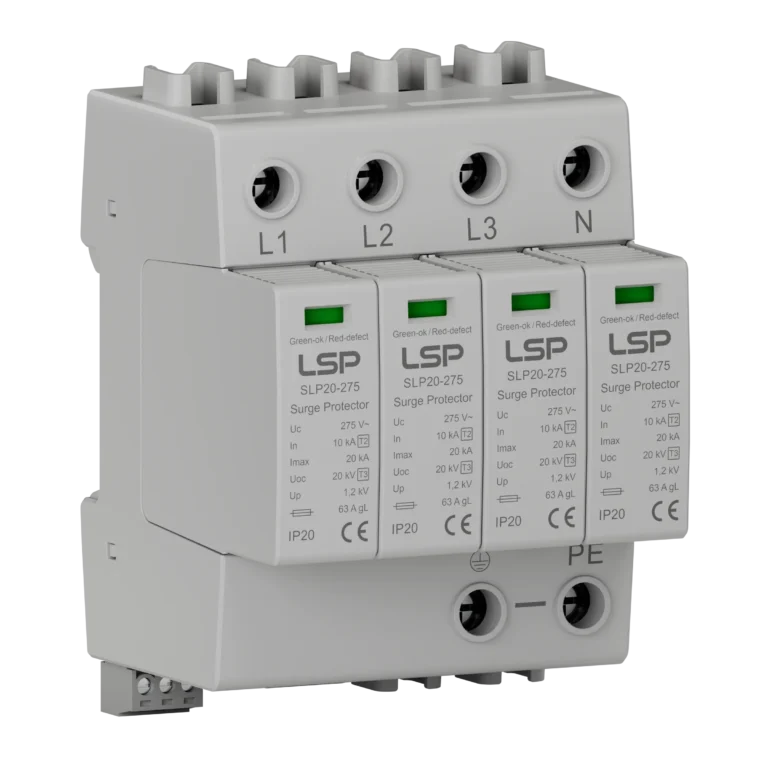 Type 2+3 AC Surge Protective Device SPD SLP20-275-4S