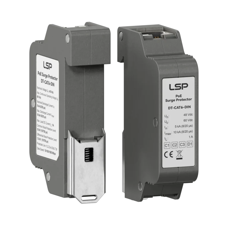 Power over Ethernet PoE Surge Protector SPD DT-CAT6-DIN img2