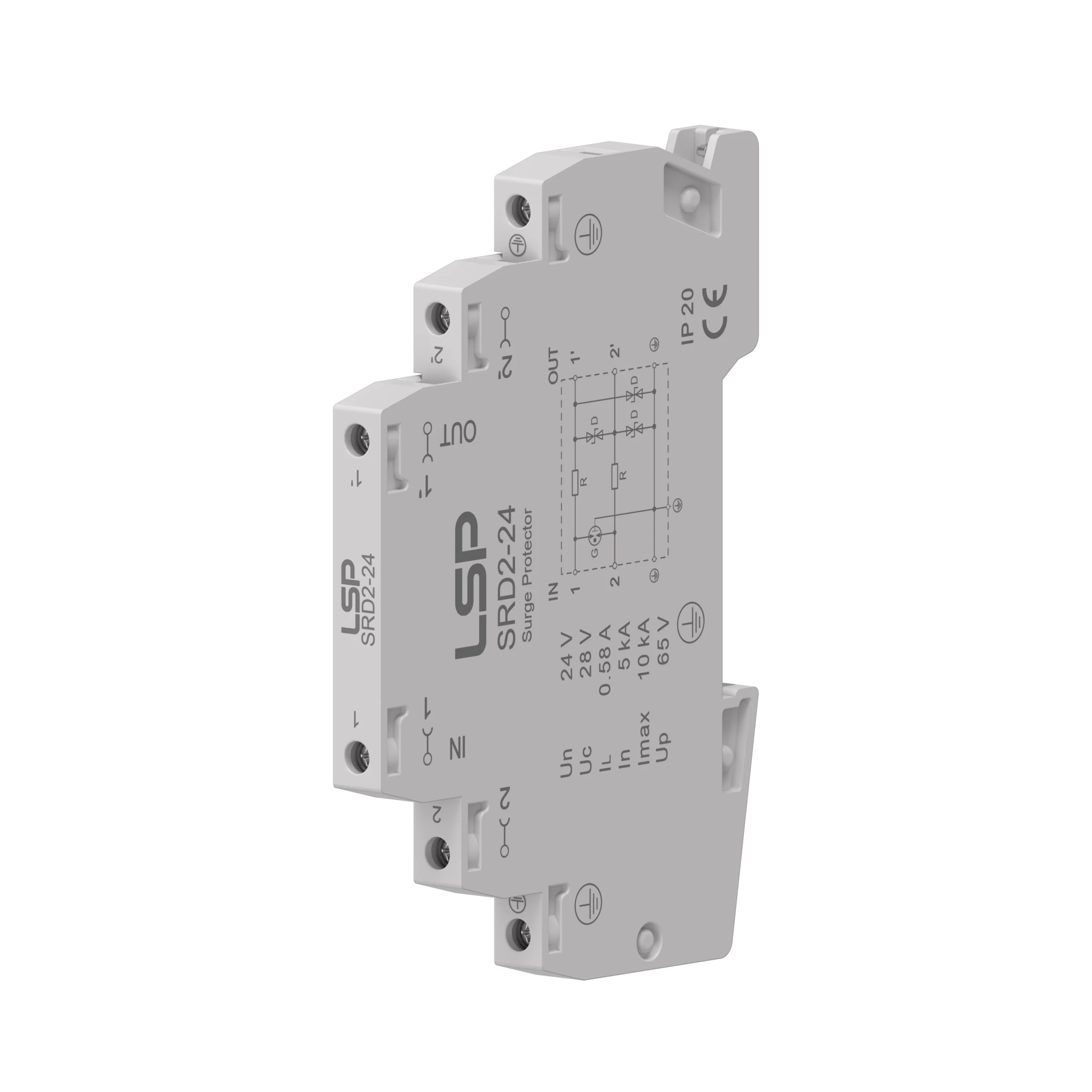 24V 28V DC Signal Data LIne Surge Protector SRD2-24
