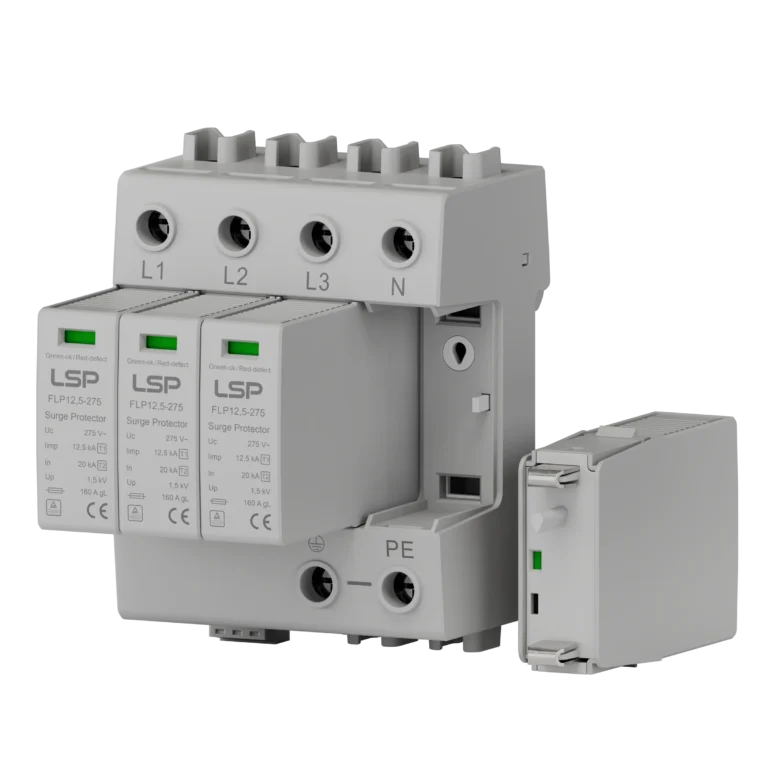 Type 1+2 AC Surge Protective Device SPD FLP12,5-275-3S+1 img2