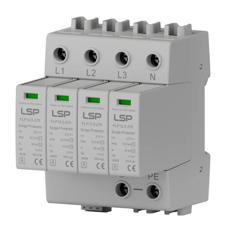Type 1+2 AC Surge Protective Device SPD FLP12,5-275-4S img1