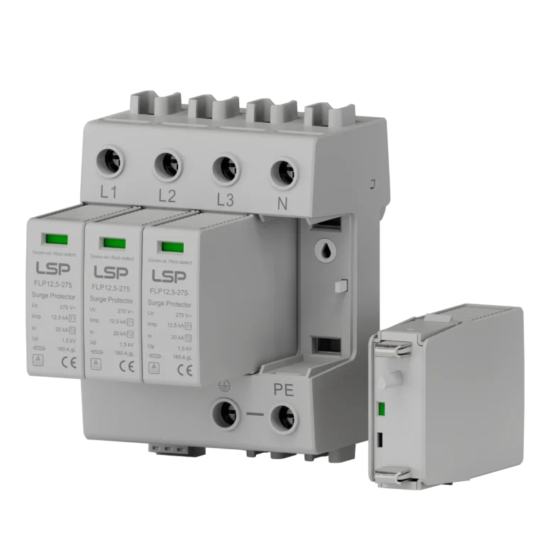 Type 1+2 AC Surge Protective Device SPD FLP12,5-275-4S img2