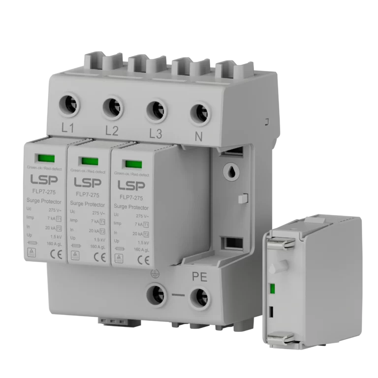 Type 1+2 AC Surge Protective Device SPD FLP7-275-4S img2