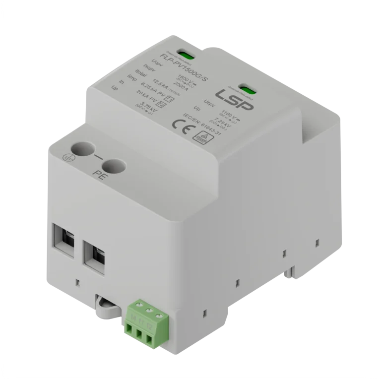 Type 1+2 Solar PV 1500V DC Surge Protective Device SPD FLP-PV1500G-S img3