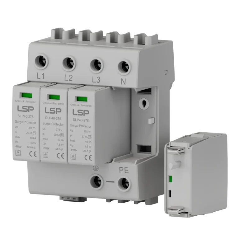 Type 2 AC Surge Protective Device SPD SLP40-275-3S+1 img2