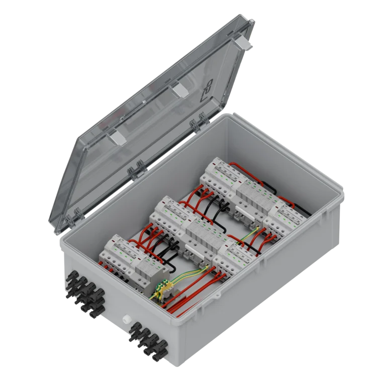 1000V DC PV Solar Combiner Box - 5 String Input 5 String Output SLP-5-5-1000V img5