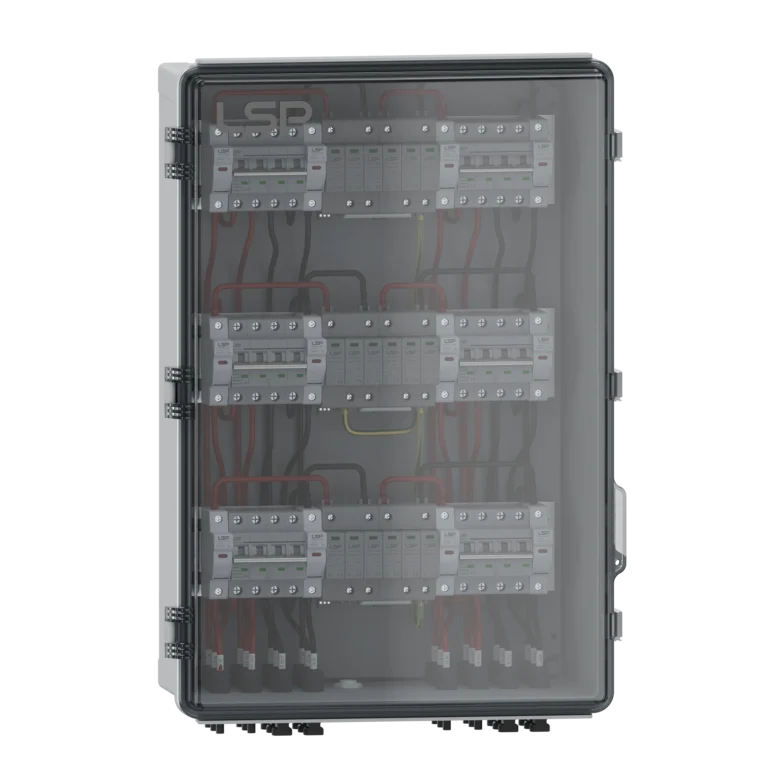 1000V DC PV Solar Combiner Box - 6 String Input 6 String Output SLP-6-6-1000V