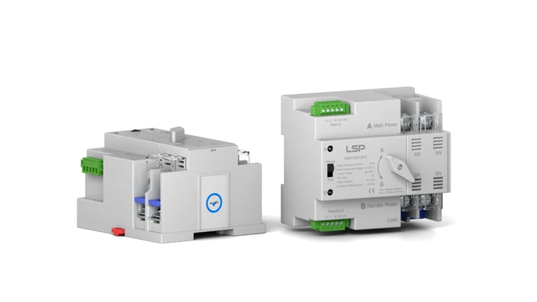 C&ocirc;ng tắc chuyển mạch tự động một pha 2 cực 100 A ATS M2R100-220-2 img1