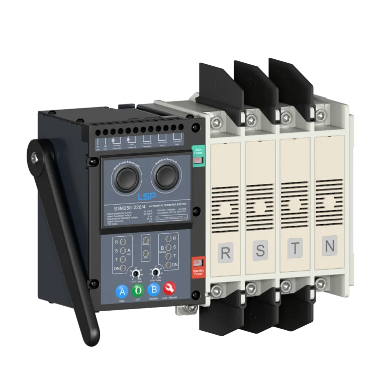 3 Phase 250 Amp Automatic Transfer Switch ATS S3M250-220-4 img1