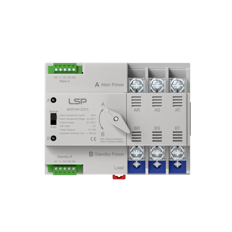 3극 100A 3상 자동전환기 ATS M2R100-220-3 img2