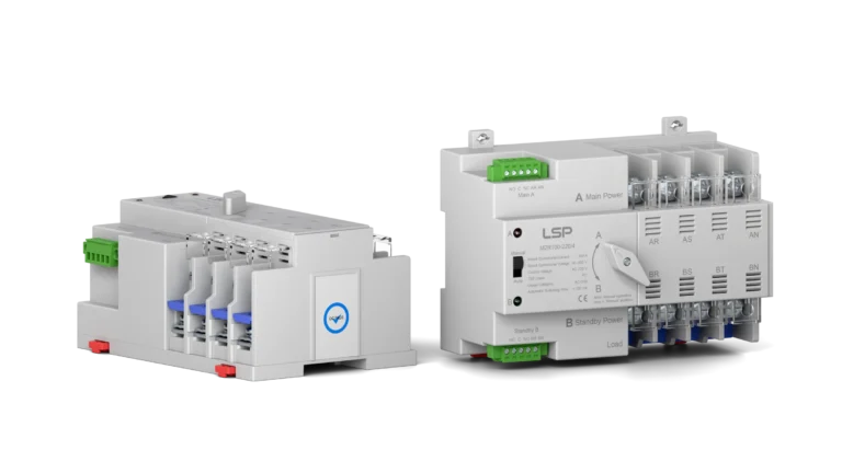 4-полюсний 100-амперний 3-фазний автоматичний перемикач ATS M2R100-220-4 img1