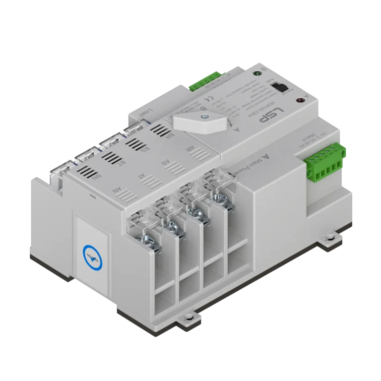 4-полюсний 100-амперний 3-фазний автоматичний перемикач ATS M2R100-220-4 img4