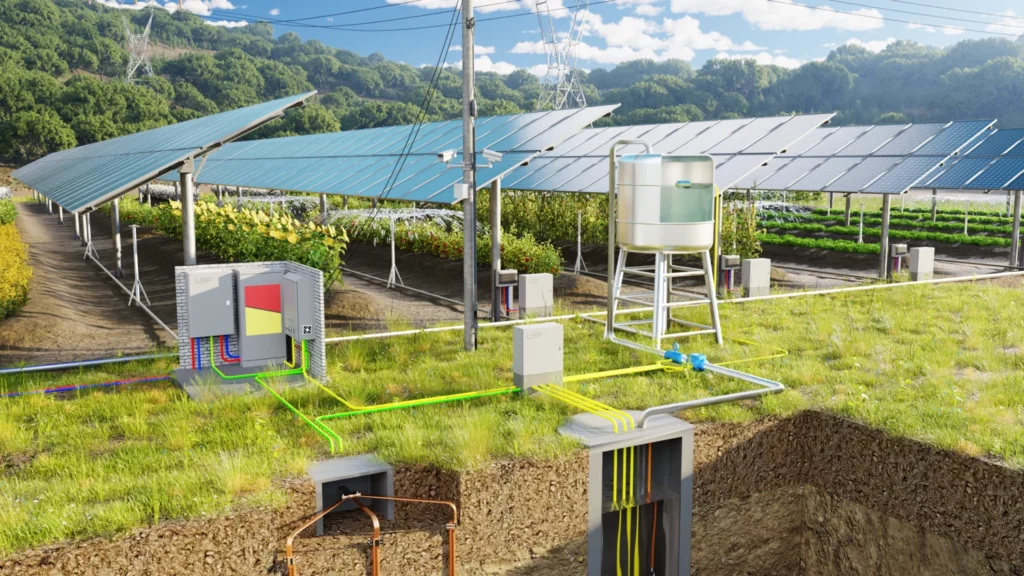 Protecție &icirc;mpotriva supratensiunii pentru sisteme agrivoltaice, ferme și agricultură, invertor pentru pompă solară fotovoltaică cu curent continuu