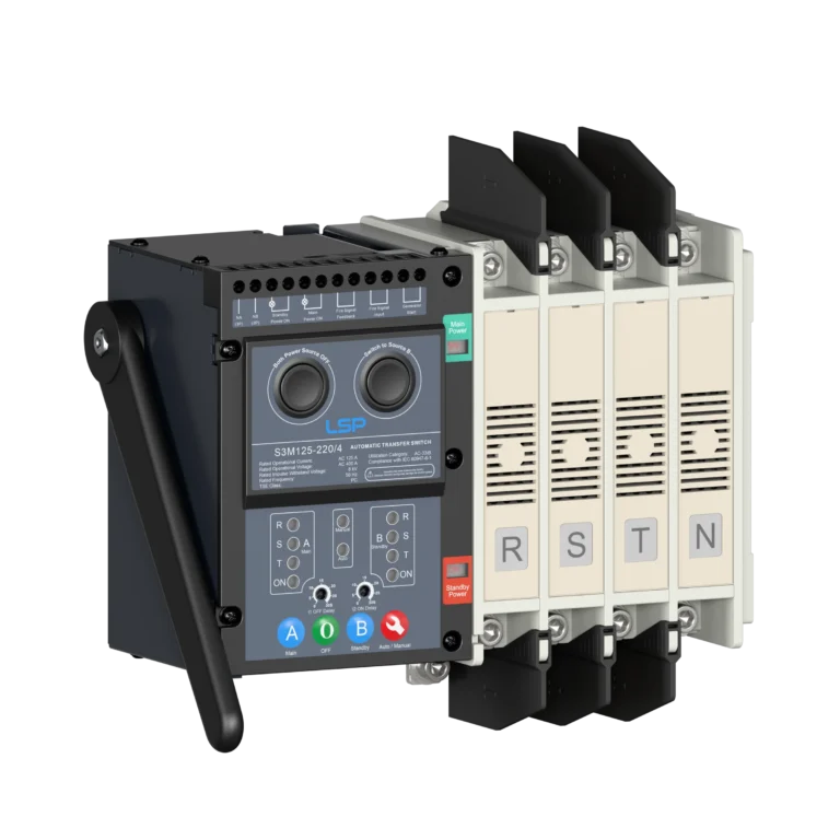 3 Phase 125 Amp Automatic Transfer Switch ATS S3M125-220-4 img1