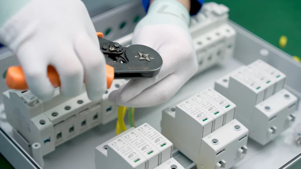 How to connect a PV combiner box 3 String Input 3 String Output0 1