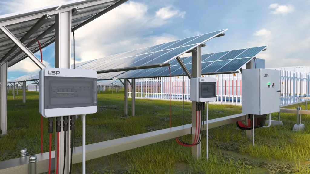 Mount the PV DC Solar Combiner Box