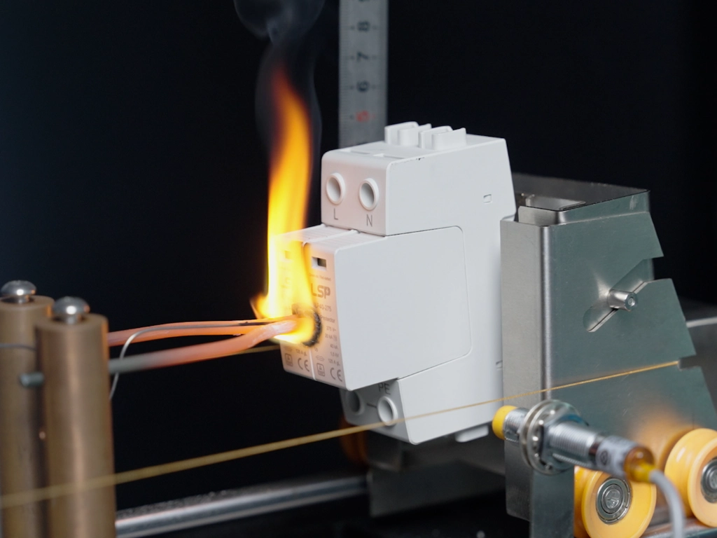 Surge Protective Device SPD Glow Wire Test