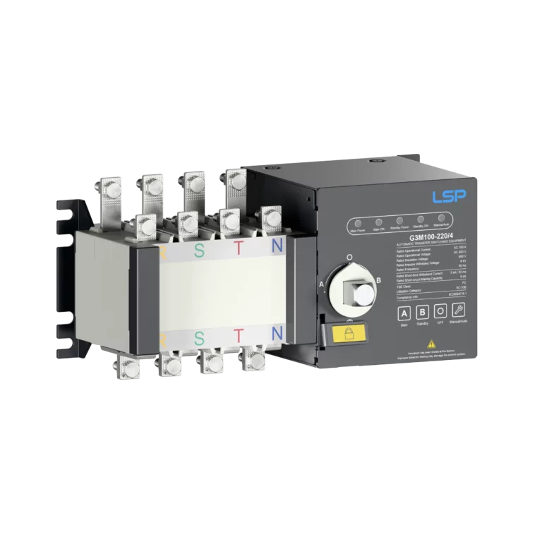 3 Phase 100 Amp Automatic Transfer Switch ATS G3M100-220-4