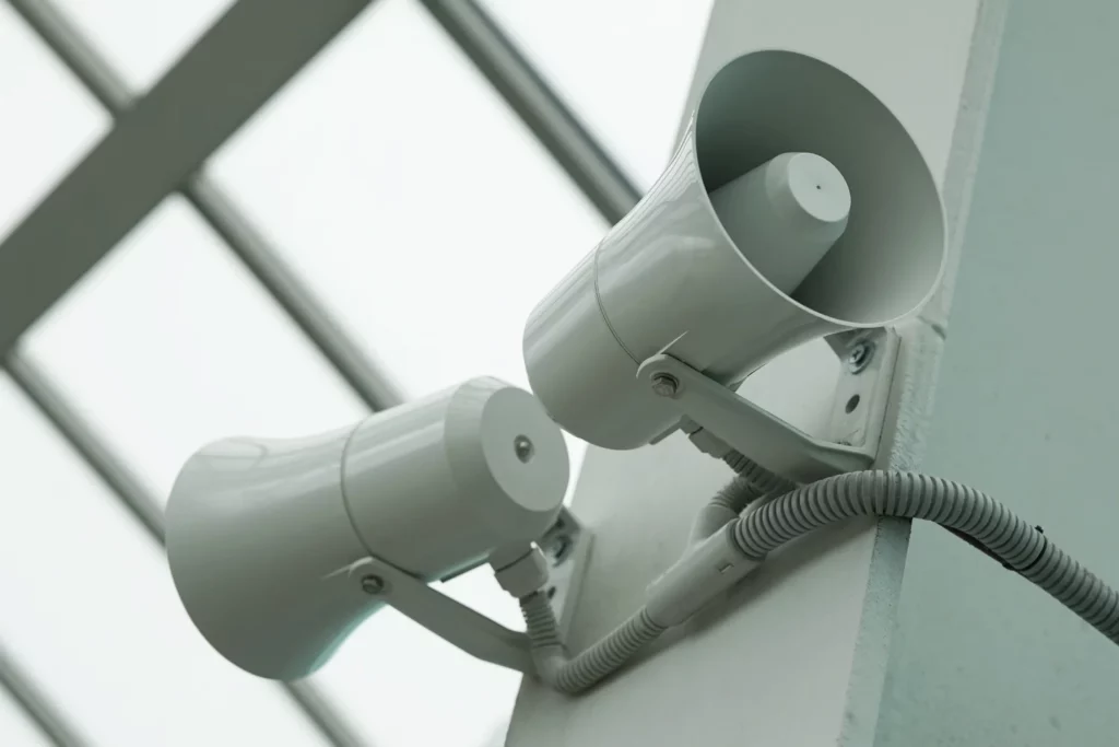 Indoor speakers surge protection