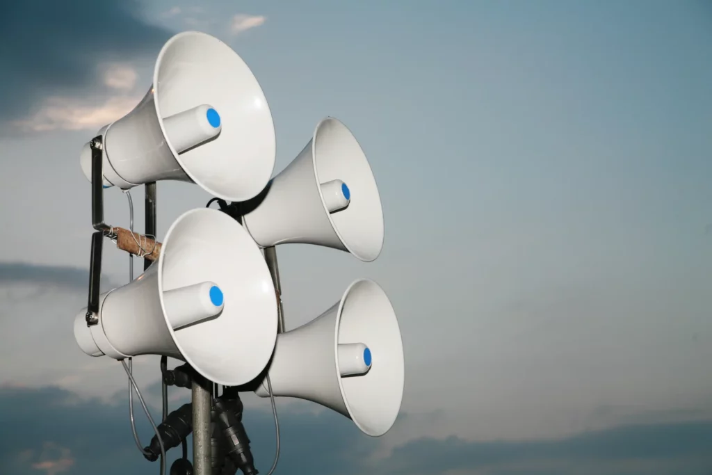 Outdoor speakers surge protection