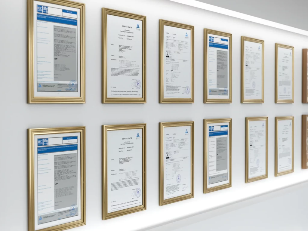 Surge Protective Device Manufacturer LSP Certificates