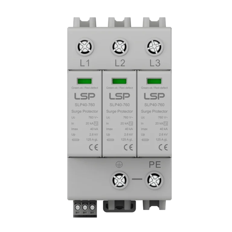 Dispositivo protector contra sobretensiones para aerogeneradores de tipo 2 SPD SLP40-760-3S-img6