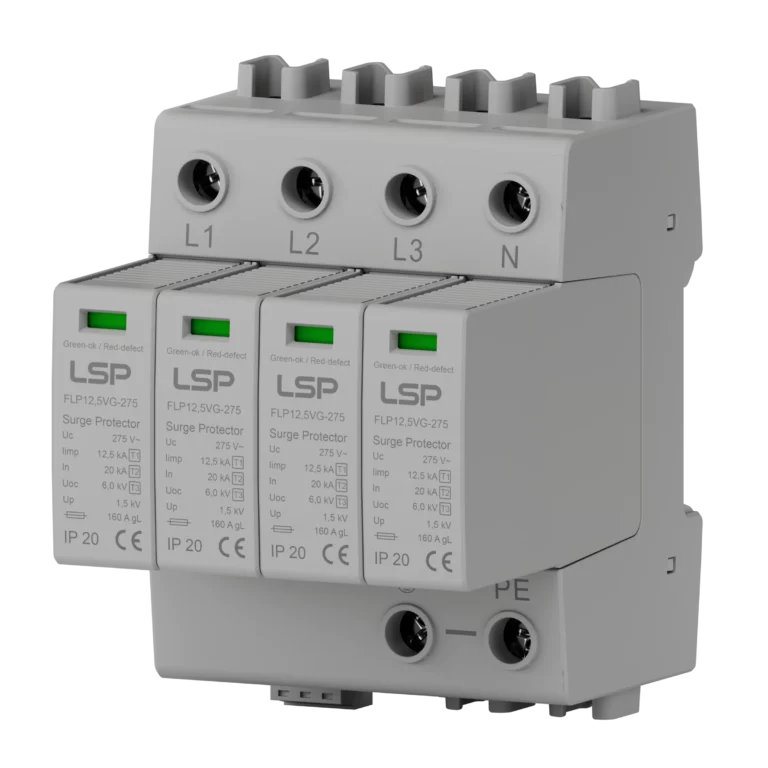 Surge Protection Device SPD Type 1+2+3 FLP12,5VG-275-4S img1