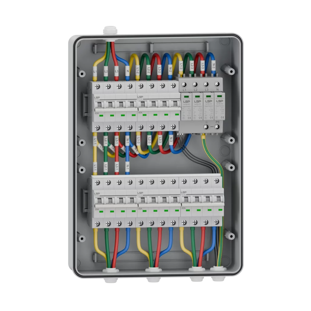 3 Phase Surge Protective Device in a Sub-distribution Box