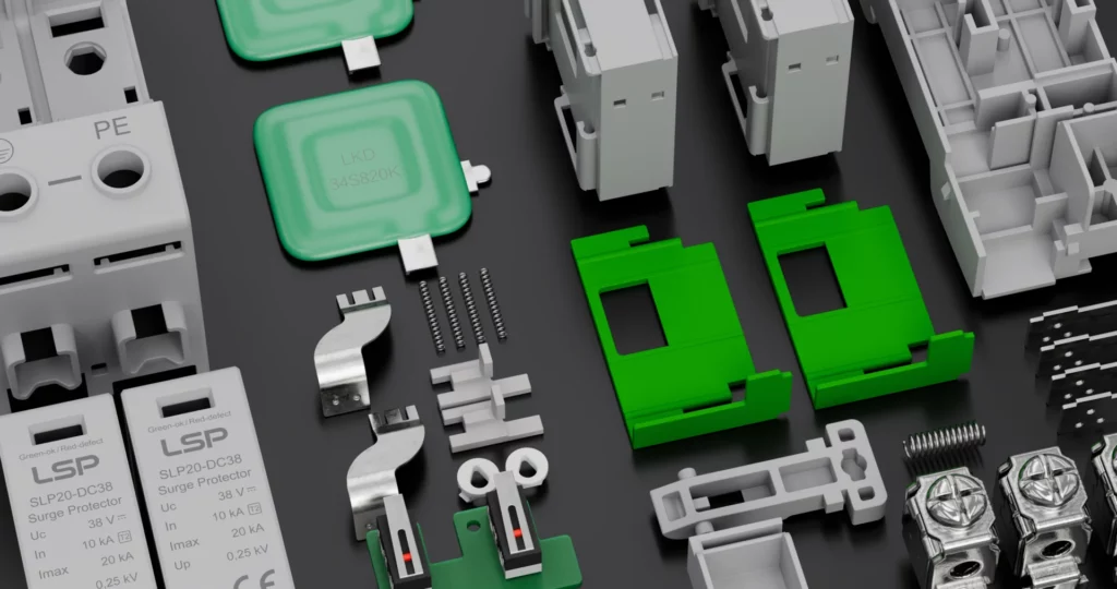 Устройство защиты от перенапряжения 24 В постоянного тока SPD Компоненты