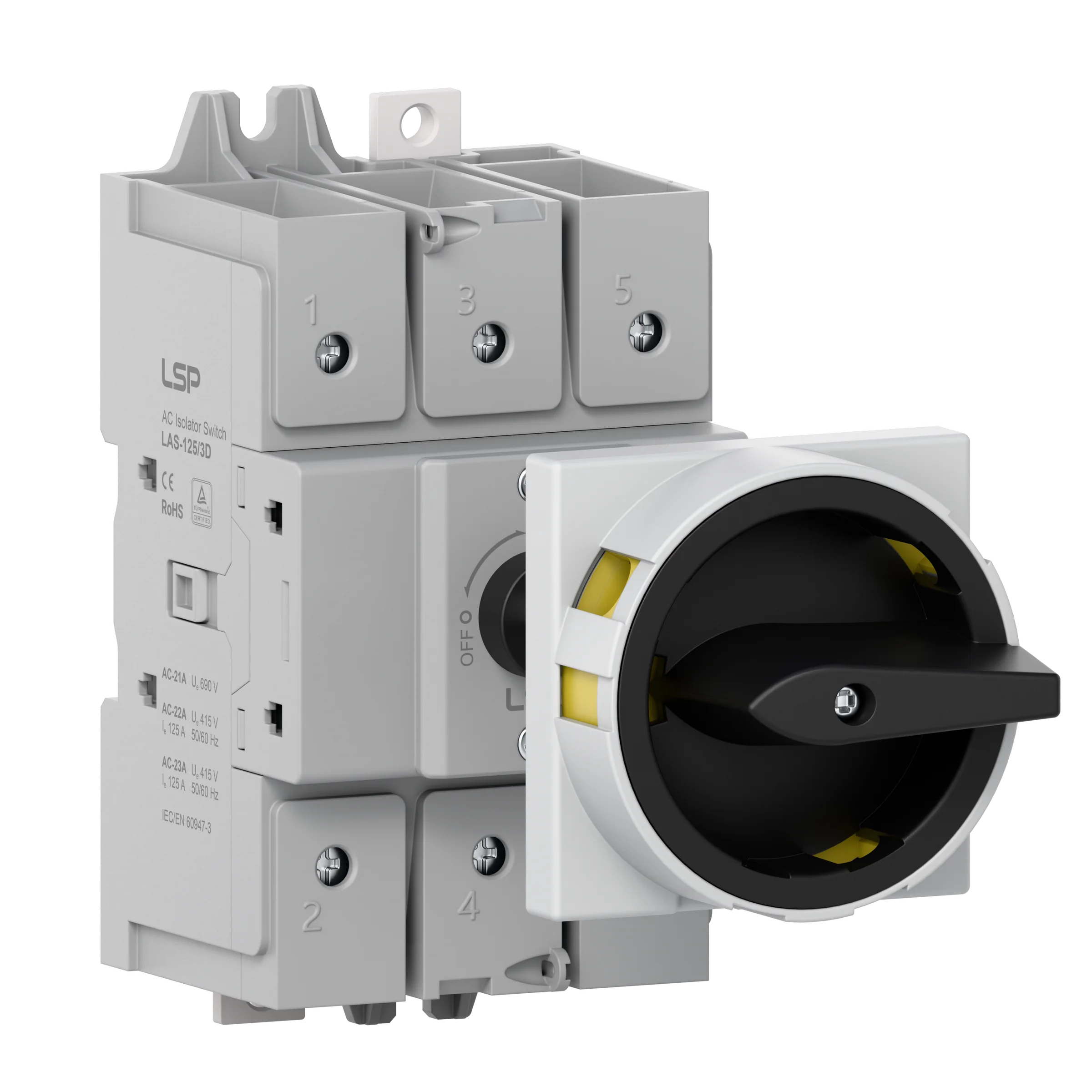 مفتاح عازل التيار المتردد LAS-125-3D