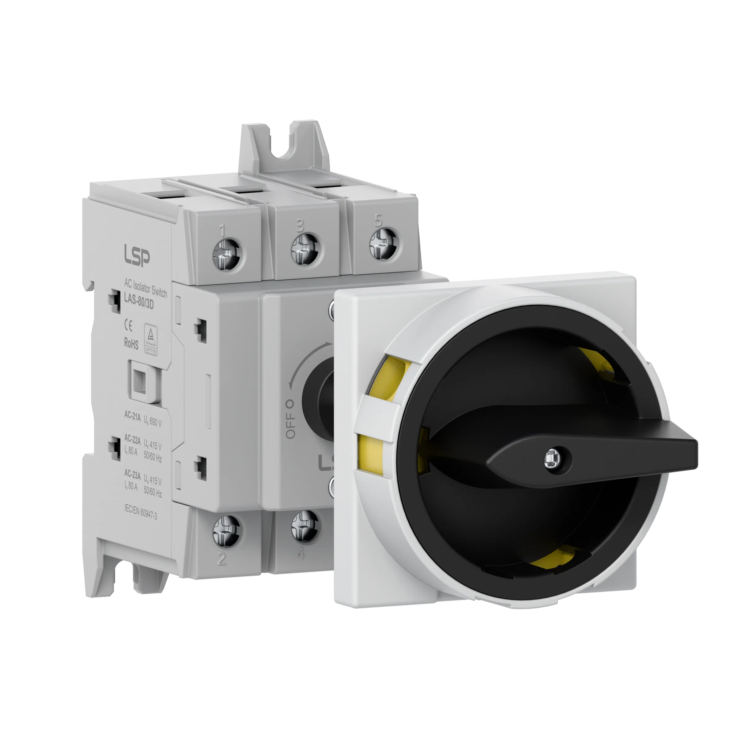 مفتاح عازل التيار المتردد LAS-80-3D