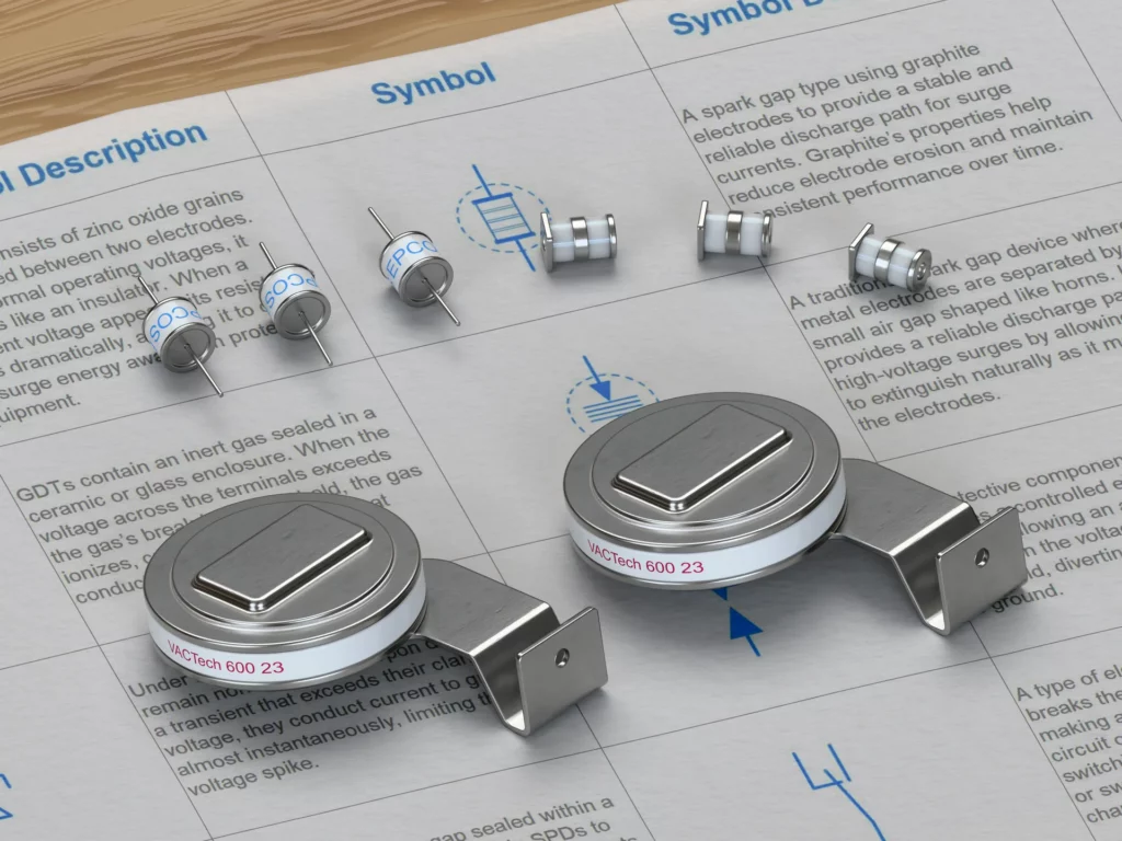 Пристрій захисту від перенапруги SPD двоступеневий високоенергетичний захист для телекомунікацій, ліній передачі даних, сигналів