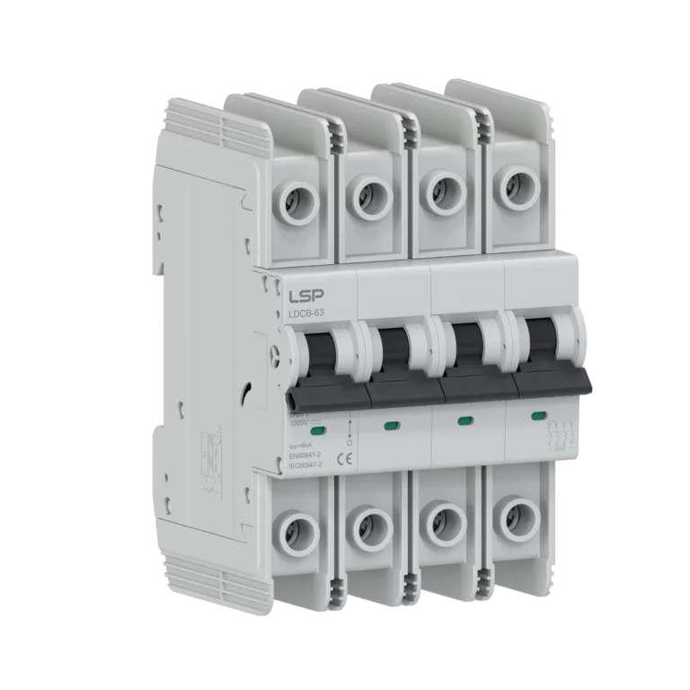 63A DC миниатюрен прекъсвач MCB LDCB-63-4