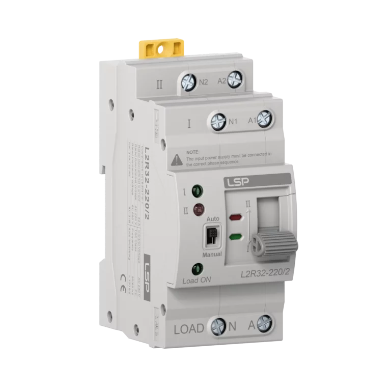 2-biegunowy 32 A 3-fazowy automatyczny przełącznik transferowy ATS L2R32-220-2