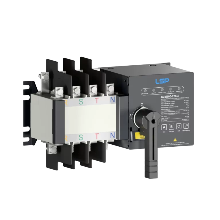 3 Phase 100 Amp Automatic Transfer Switch ATS G3M100-220-4