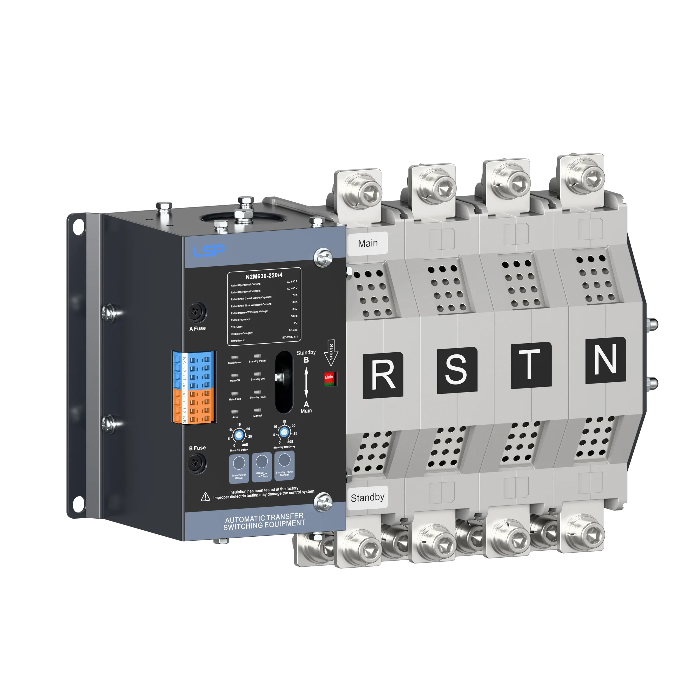 630 Amp Generator Automatic Transfer Switch ATS N2M630-220/4 - LSP