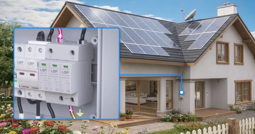 Definisi dan Fungsi Peranti Perlindungan Lonjakan Arus DC Jenis 2 dalam Sistem Fotovoltaik DC