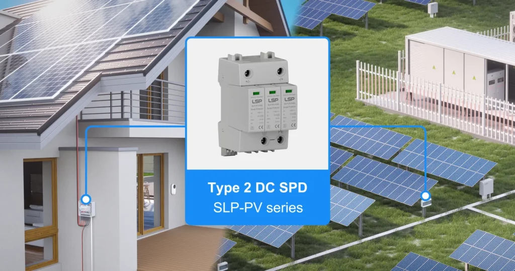 Peranan Pelindung Lonjakan DC SPD Jenis 2 dalam Perlindungan Lonjakan Sistem Fotovoltaik
