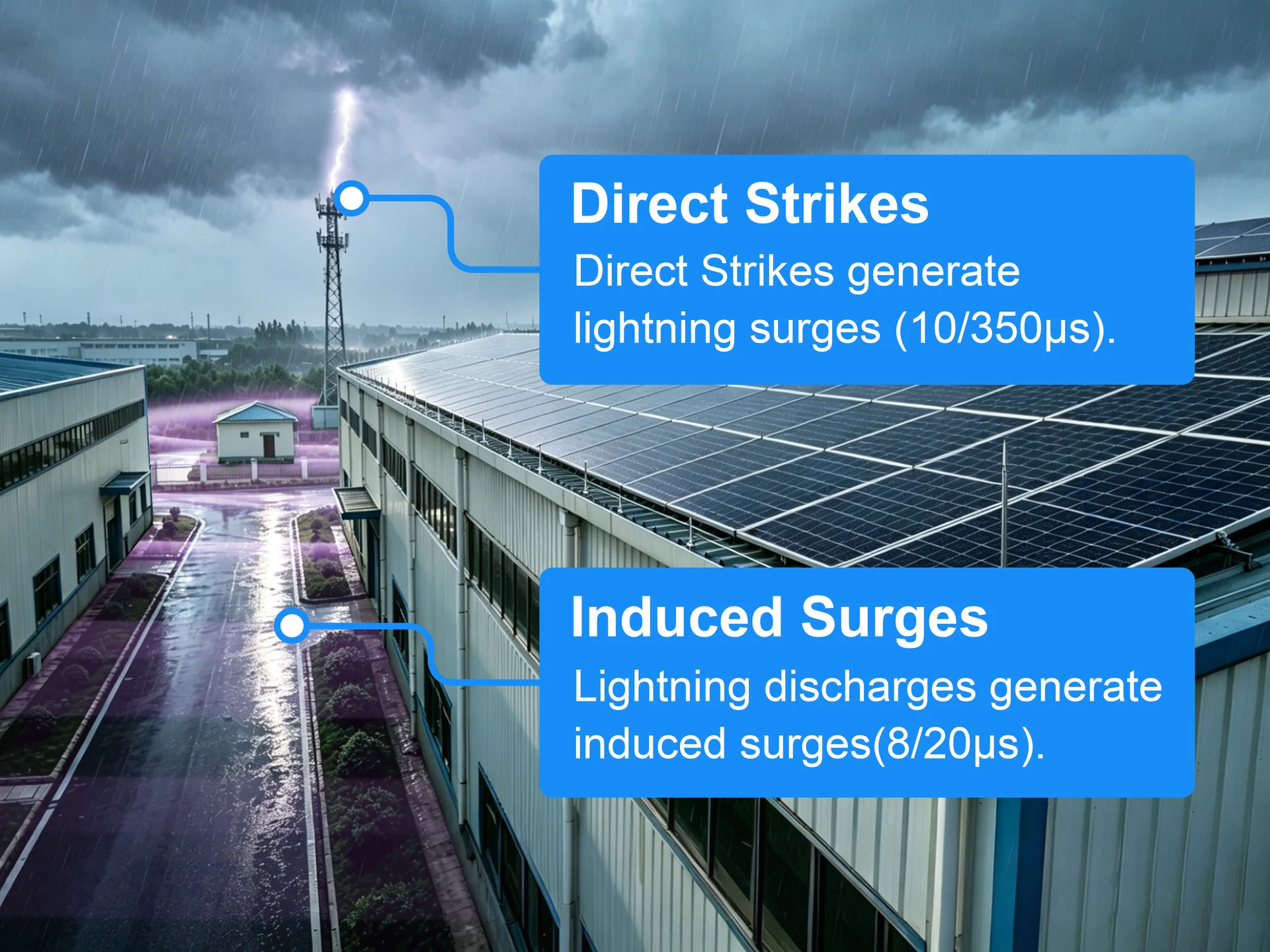 Solar Panel Lightning Protection: SPD Selection & Setup